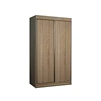 mirjan24 penderie toplo 100 iii - armoire à portes coulissantes - chêne sonoma - sans éclairage - 100 x 200 x 62 cm