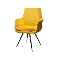 diandian chaise de bureau fauteuil de bureau ergonomique de la chaise de bureau ergonomique avec des chaises de bureau à accoudoir chaise de bureau à la maison (color : yellow)