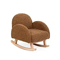 childhome, fauteuil à bascule pour enfant, chaise enfant, teddy brun