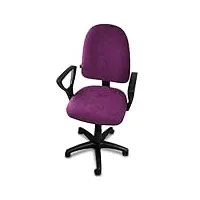 artofis chaise bureau enfant avec hauteur réglable - chaise de bureau enfant en microfibre avec mousse ergonomique - capacité de charge de 120 kg, 5 roues (violet)