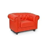 deco in paris fauteuil rouge chesterfield