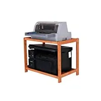 meuble imprimante bois sous le support d'imprimante du support home office organisateur de bureau moderne rack de rangement supérieur étagère d'imprimante en bois caisson bureau