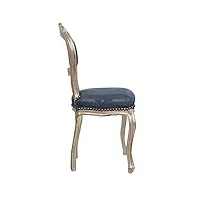 biscottini louis xvi 91 x 44 x 42 cm français antique | fauteuil chambre à coucher | chaises style baroque, hêtre, marron, 91x42 cm