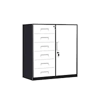 siswim caisson de bureau fichier office en acier cabinet de données d'armoire en métal armoire de rangement avec serrure locker avec tiroir bibliothèque (color : a)