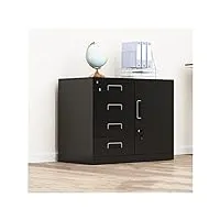 siswim caisson de bureau armoire de classement de l'armoire de données en métal de fichiers avec tiroir de serrure cabinet de stockage mobile meuble de rangement (color : c)