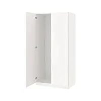 ikea pax armoire à 2 portes 100 x 37 x 201 cm blanc/fardal brillant blanc