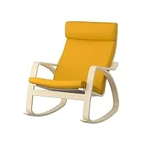 bddie fauteuil à bascule en tissu métallique, fauteuil du milieu du siècle, fauteuil à bascule d'intérieur relaxant, siège rembourré rembourré, options multicolores, chaises décontractées de studi