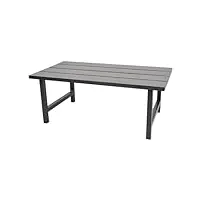 lesli living table, aluminium, taille unique