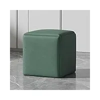 hczion 5 en 1 cube nesting ottoman sofa chair, tabourets empilables, tissu technologique pouf carré, repose-pieds avec roulettes pivotantes pour salon, salle à manger (color : dark green, size : 3
