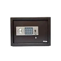 avimya coffre-fort à domicile coffre-fort numérique coffre-fort électronique en acier avec clavier numérique pour protéger l'argent et les bijoux (couleur, taille : 35 x 20 x 25 cm)