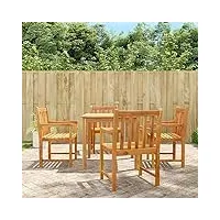 barash chaises de jardin 4 pcs 56x55,5x90 bois massif d'acacia,chaises de jardin,fauteuil de jardin,fauteuil jardin exterieur plastique