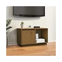 prissent meuble tv 74x35x44 cm meuble salon meuble tv chambre meubles tv haut meubles salon moderne marron miel