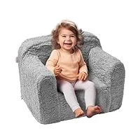 vevor fauteuil pour enfants avec Éponge 25d haute densité canapé pour enfants housse douce en tissu polaire sofa pour tout-petits meuble d’enfants pour se reposer lire chambre à coucher salle de jeux