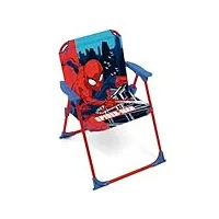 arditex sm15948 chaise pliante avec accoudoirs de 38 x 32 x 53 cm de marvel spiderman