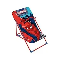 arditex sm15949 chaise longue pliable de 43 x 66 x 61 cm de marvel-spiderman