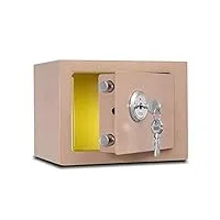 coffre-fort de sécurité coffre-fort pour armoire à domicile avec clés boîte de dépôt antivol boîte de verrouillage - pour l'argent, l'argent liquide, les objets de valeur (couleur : rose) cadeau