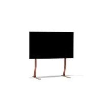 pedestal bendy support haut pour tv de 40 à 70 pouces, support de sol tendance, meuble tv unique (rose)