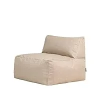 icon fauteuil pouf, tetra, naturel, canapé modulable, gros pouf adulte avec remplissage, pouf extérieur, résistant à l'eau, pouf salon