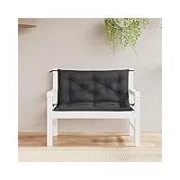 rantry meuble de coussin pour banc noir 100 cm en tissu oxford, coussin de jardin, coussin de chaise, coussin de jardin, coussin de canapé, coussin de jardin, banc de jardin pour bancs de balcon