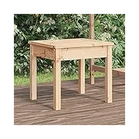 larryhot banc de jardin 50 x 44 x 45 cm en bois massif de pin, meubles et chaises de jardin, bancs de jardin, 823990