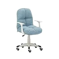 lan xin-jp chaise de bureau, chaise ergonomique avec chaise d'ordinateur réglable, mobilier de bureau à domicile, chaise de chambre simple, chaise longue de dortoir confortable pivotante
