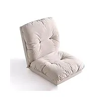sohodoo canapé-lit pliant, chaise portable, matelas de sol, canapé-lit pliable, matelas futon for chambre d'amis, camping, voyage sur route (color : apricot, size : s)
