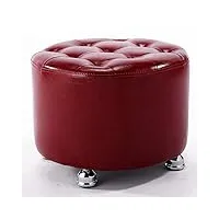steth cube faux cuir rangement ottoman tabouret pouf banquette,coffre à jouets avec charnière top organisateur boîte pouf coffre-f 40x34x40cm
