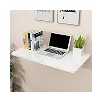 table pliante murale, table murale rabattable, wall mounted table simple and stylish for small spaces,bedroom,bathroom or kitchen hanging desk (size : 70 * 30cm/28 * 12in)