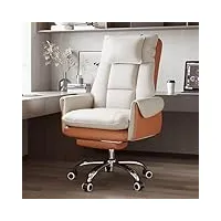chaise de jeu chaise d'ordinateur fauteuil de bureau inclinable moderne fonction pivotante à 360 ° conception ergonomique chaise confortable chaise pivotante appui-tête réglable su