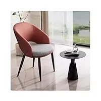 chaise de salle à manger moderne, chaises scandinaves ergonomiques de salle à manger chaise de cuisine avec pieds en métal chaise à dinner rembourrées pour cuisine/restaurant(size:set of 4,color:wine