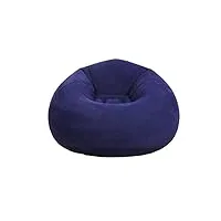 sswerweq poufs adultes large lazy inflatable sofas chair sofa chair lounger seat bean bag sofa for outdoor living room (color : blue)