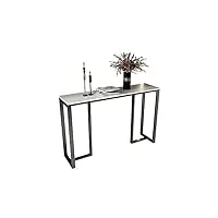 leeberty table console table console de hall, canapé moderne ou table d'entrée, structure en métal, robuste, pieds réglables, utilisé dans le salon, couloir 80 cm * 30 cm * 80 cm