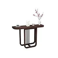 leeberty table console table basse en bois massif, table d'appoint de salon, table moderne, table de balcon et de salon 31,4 x 14,1 x 31,4 pouces