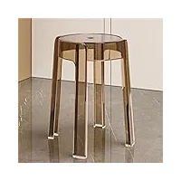 pouf salon tabouret rond pliant épais, banc de salon simple, chaise de salle à manger, chaise en acrylique (couleur : a, taille : taille universelle)
