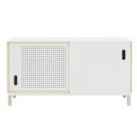 normann copenhagen - kabino sideboard - frêne/blanc/114x61x42cm