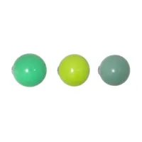 vitra - coat dots - lot de 3 porte-manteaux - vert/ø5cm/profondeur 5-7,2cm/y compris le matériel de fixation