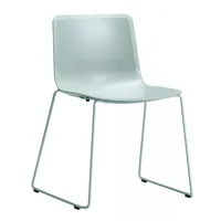 fredericia - chaise luge pato - océan/assise polypropylène/lxhxp 54,5x79x51cm/structure acier