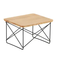vitra - occasional table ltr basic dark - table d'apppoint - chêne/plateau de table chêne huilé/pxhxp 39,2x25x33,5cm/structure noir