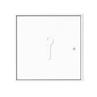 montana - boîte à clés unlock - nouveau blanc 101/laqué/lxhxp 35,4x35,4x20cm