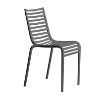 driade - chaise de jardin pip-e - gris g11/mat/pxhxp 44x83x52,5cm