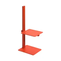 string - table d'appoint museum réglable en hauteur - orange/lxhxp 24x76.5x30cm/réglable en hauteur: 32-73cm