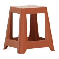 vitra - tabouret / table d'appoint chap - brique/lxlxh 43x43x45,5cm
