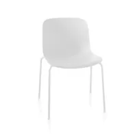 magis - magis troy - chaise de jardin - blanc/pxhxp 56.5x80x51cm/châssis blanc