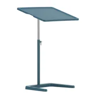 vitra - table d'appoint réglable en hauteur nestable - bleu de la mer/lxlxh 50x35x57,4-77cm