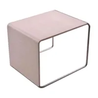 la palma - table d'appoint/tabouret siège en chêne ueno t50 - chêne /blanchi/lxpxh 41x45x35cm