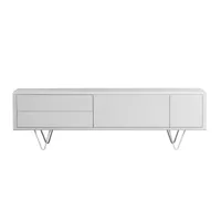 müller möbelfabrikation - armoire basse modular s36-h2-208 - blanc de sécurité ral9003/satin fini/lxhxp 208x64x40cm