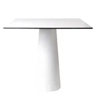 moooi - table carrée container 70x70cm - blanc/laminate/h 70cm