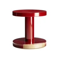 moooi - table d'appoint common comrades seamstress - rouge/h 40cm/ø 40cm