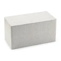hey-sign - tabouret/pouf quader - gris marbre/épaisseur de housse en feutre 3mm/lxpxh 90x90x45cm/avec fermeture velcro