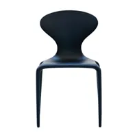 moroso - chaise supernatural - noir foncé ral9005/mat/lxhxp 49x81x50cm
